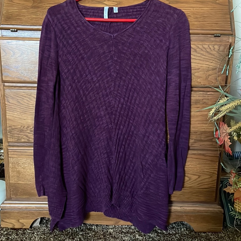 Beatrix Asymetrical Long Sweater size Medium